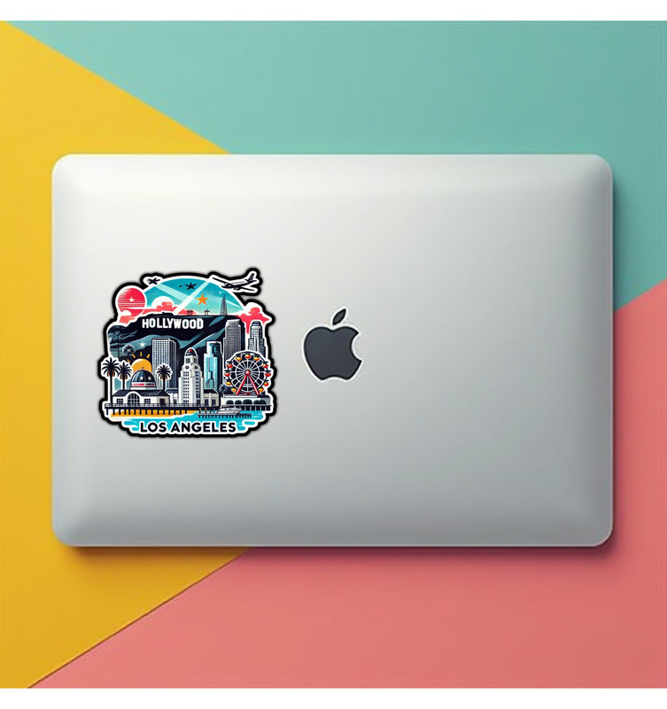 Los Angeles California Fridge Magnet or Laptop Sticker gallery