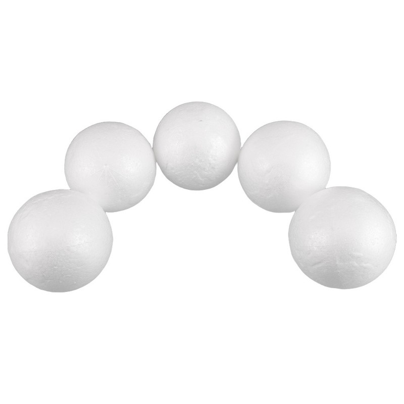 5Pcs Blank Earth Globes for Painting Smooth White Foam Sphere Craft Supplies gallery