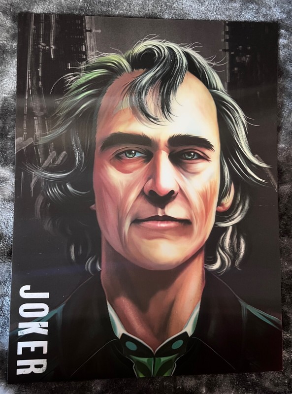 DC-Joker Poster 3D Lenticular Flip Effect,2 Images In One, water resistant gallery