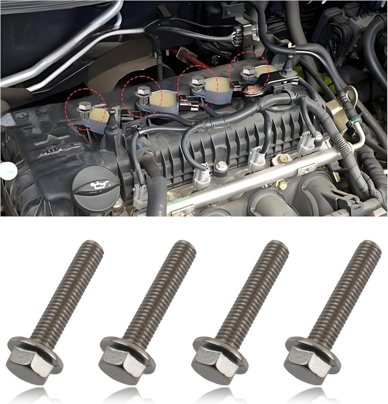 4PCS Ignition Coil Bolt Screws OEM W706175S43,Stainless Steel Automotive Replace
