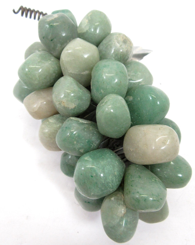 Alabaster Green Small Cluster Grapes MCM Decor Fruit gallery