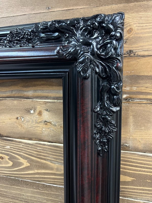 22 x 28In Stock-Traditional compo XL ornate corners wood frame,CHERRYWOOD finish gallery