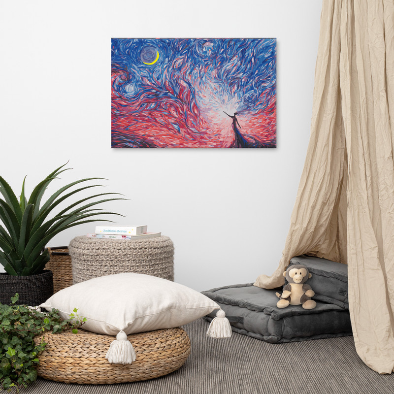The Moon Child Canvas gallery