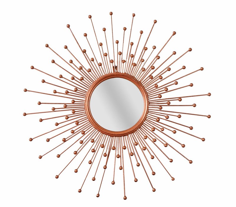Sun Mirror Gold Sun Decorative Mirror Fireplace Mirror Wall Mirror Antique