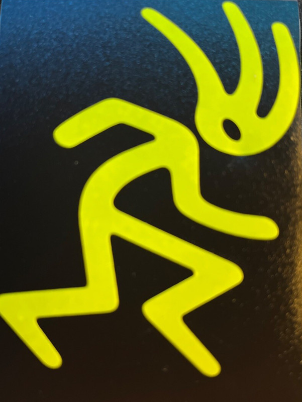 Kokopelli Vinyl Sticker/Decal Fertility Agriculture Approx 2.5 X 3.5