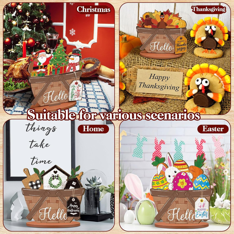 42 Pcs Small Interchangeable Flower Basket Memorial Day Decor Holiday Seasona... gallery