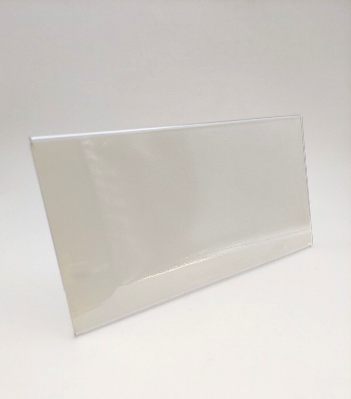 Clear Acrylic Photo Display: Rectangle Stand 10-1/2″ x 5-5/16″ Lot of 3