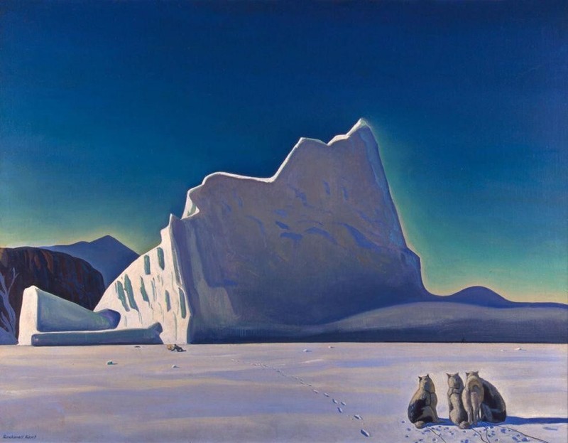 Seal Hunter North Greenland Art Print – Rockwell Kent Arctic Landscape (1931)