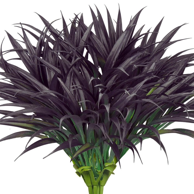 20 Pcs Fake Outdoor Plants Artificial Grass Greenery Stems Faux Plastic Plants U
