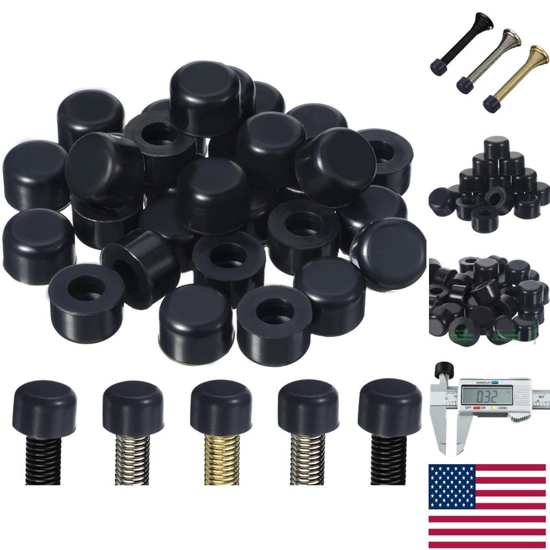 Universal Size 15 Pcs Silicone Door Stop Caps – Stylish Bumpers for Protection