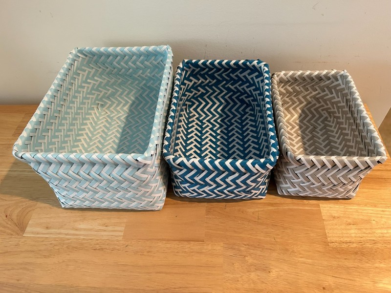 Nesting Baskets made with Polypropylene in Excellent Condition gallery