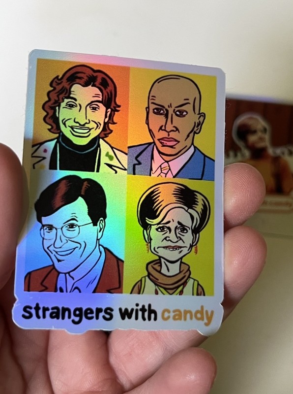 Strangers with Candy Holographic Sticker 3 Pack | Waterproof 2.5 Inch gallery