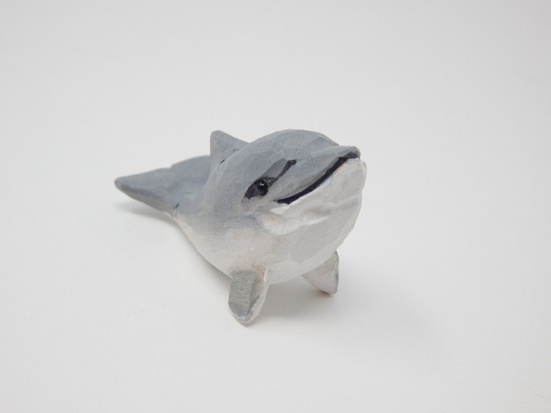 Dolphin Figure Miniature Statue Sea Sculpture Decor Garden Cake Topper gallery