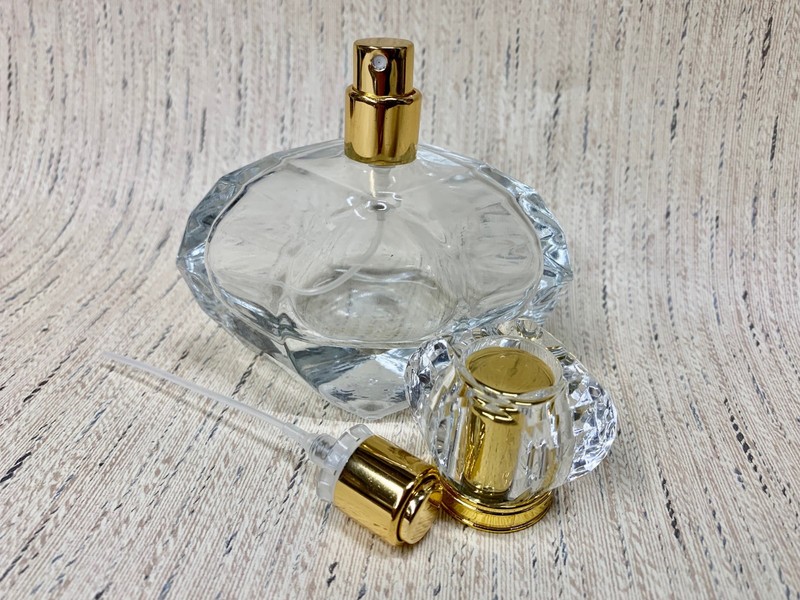 1 Pack to 25 Pack 75ml Clear Glass Snap On Sprayer Empty Refillable Spray Bottle