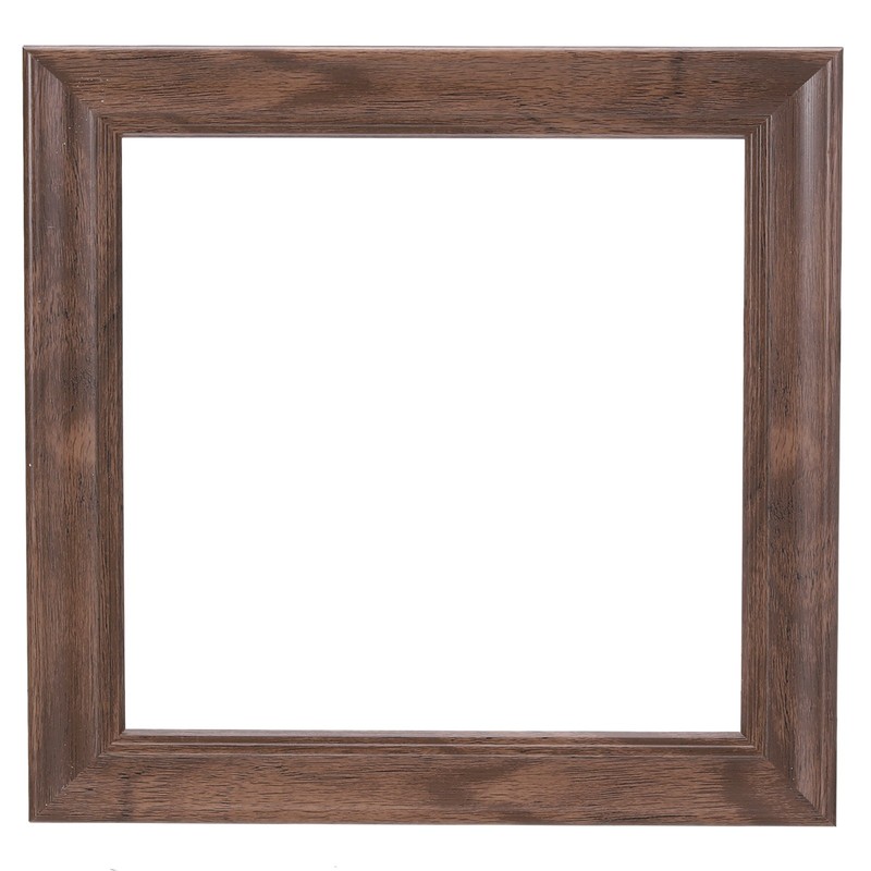 Frame for Canvas Painting, 10x10" Resin Canvas Floater Frames, Brown