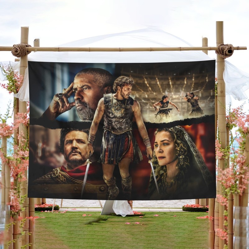 Gladiator Tapestry Wall Decor for Bedroom Wall Hanging Birthday Gift 7x5ft 5x3ft gallery