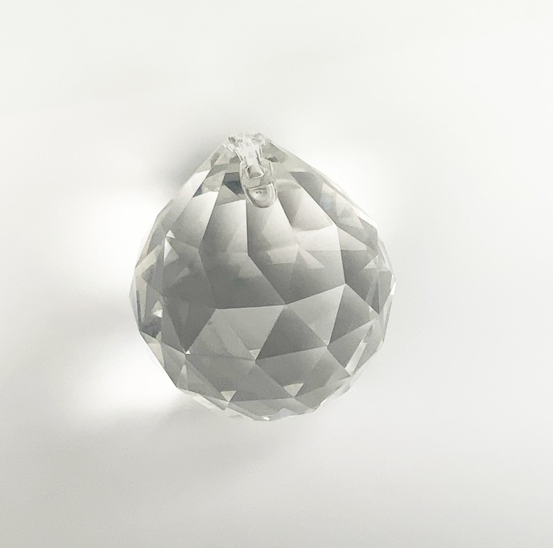 Asfour Crystal Ball Sun-Catchers (Box of 4) Large Crystal Beads 70mm Prisms