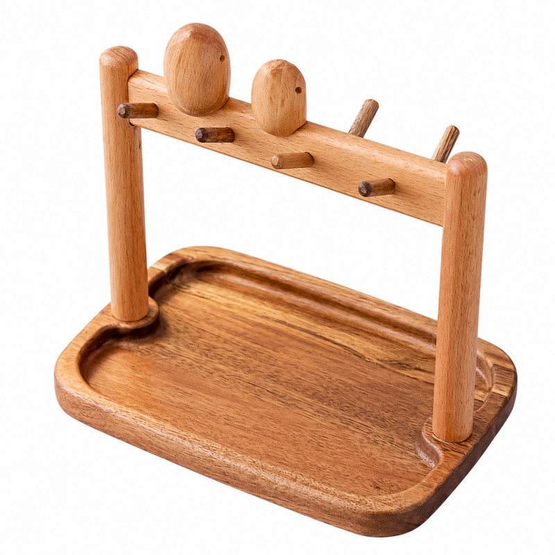 Jewelry Organizers and Storage, Wood Necklace Holder, Creative Hallway Jewelry
