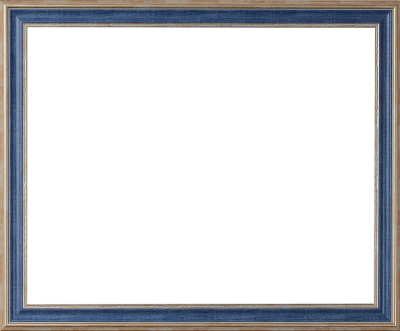 Custom Matted Picture Poster Frame & Mat 1-9/16" Blue Victoria 3069 16x20 24x36 gallery