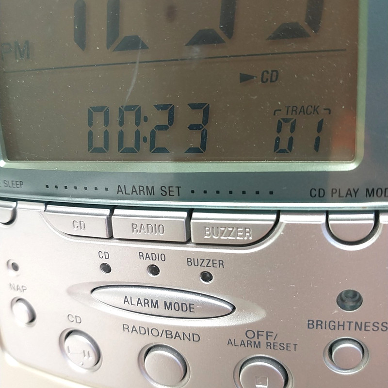 Sony Dream Machine ICF-CD863V CD Clock Radio TV/Weather/FM/AM Tested Works Great gallery