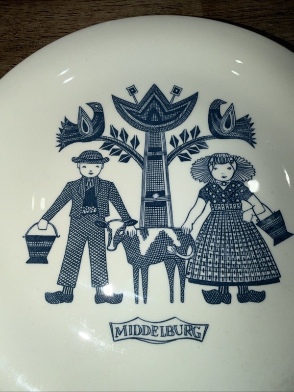 Vintage Royal Sphinx Staphurst Spakenburg Holland Plates Delft Type Dutch Plates gallery