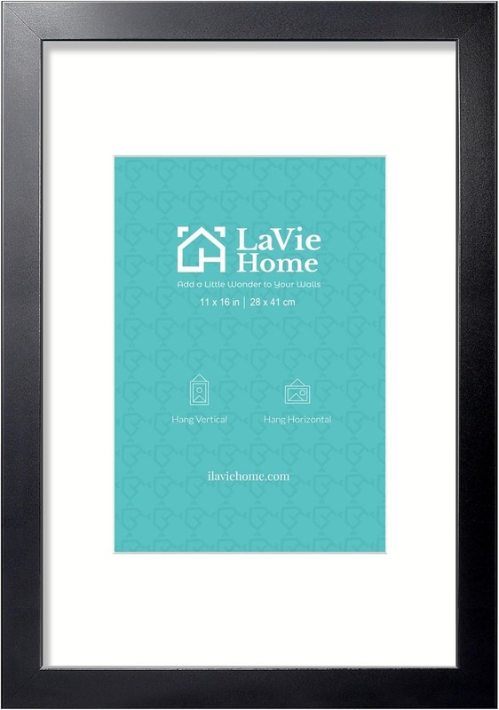 11x16 Black Gallery Frame - Perfect for Vertical or Horizontal Display gallery