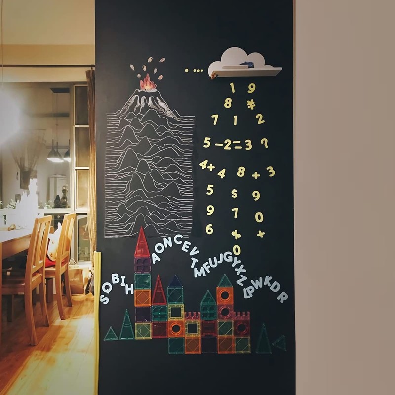 Extra Large Chalkboard Paper Roll Peel and Stick Chalk Board Wallpaper(+5 Cha... gallery