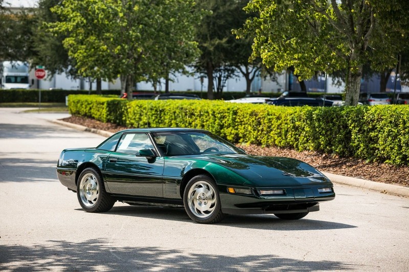 1994 Corvette Convertible c4 green 24 x 36 INCH POSTER, sports car
