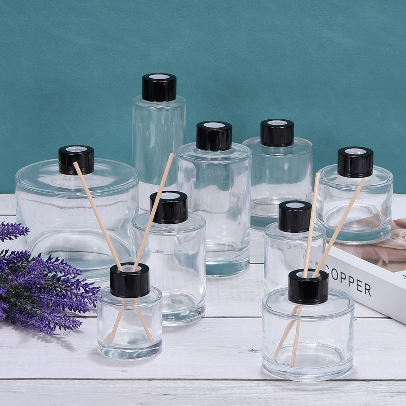 150ml/5oz Empty Glass Diffuser Bottle 3.7"x2.6" Fragrance Accessories 2pcs gallery
