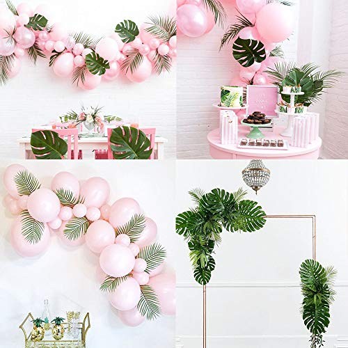 8 Pcs Artificial Areca Palm Leaves Stems Greenery Tropical Palm Tree Leaves Plan gallery