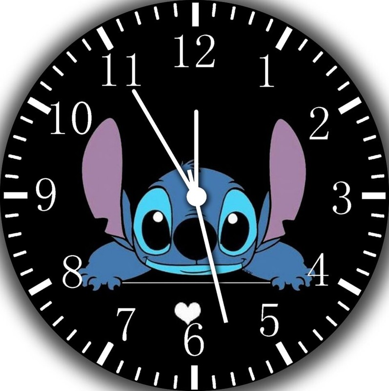 Lilo & Stitch Wall Clock Non-Ticking 10″ Nice for Gifts or Decor G209