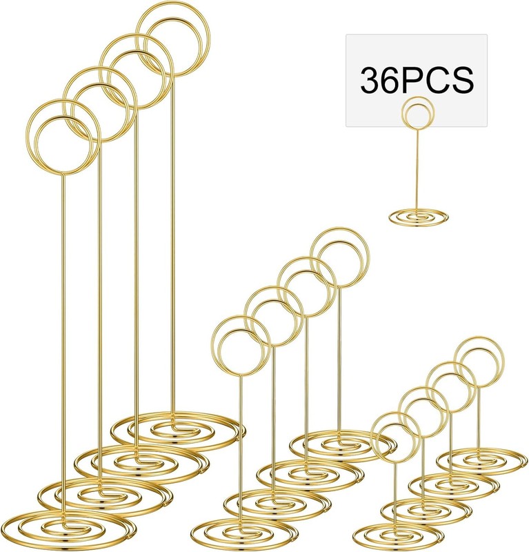 36 Pieces Table Holders 3 Size Place Card Holder Ne