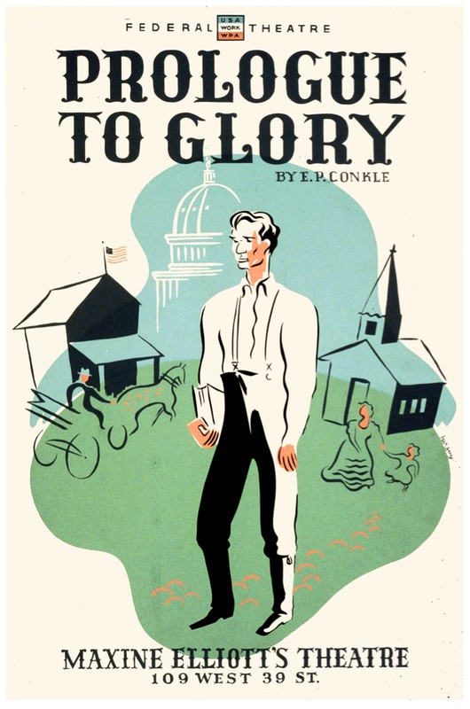Theater Prologue to Glory POSTER.Home wall.Vintage Room Decor379i
