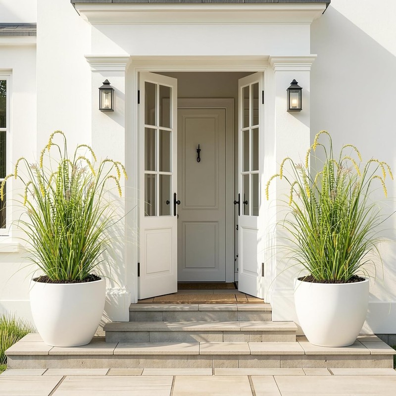 3FT Artificial Reed Grass ,2 Pack Artificial Tall Grass Plants Outdoor Indoor gallery