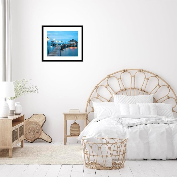 Black 25x20 Picture Frame, Display Poster 16x20 with Mat (TEAL796) gallery