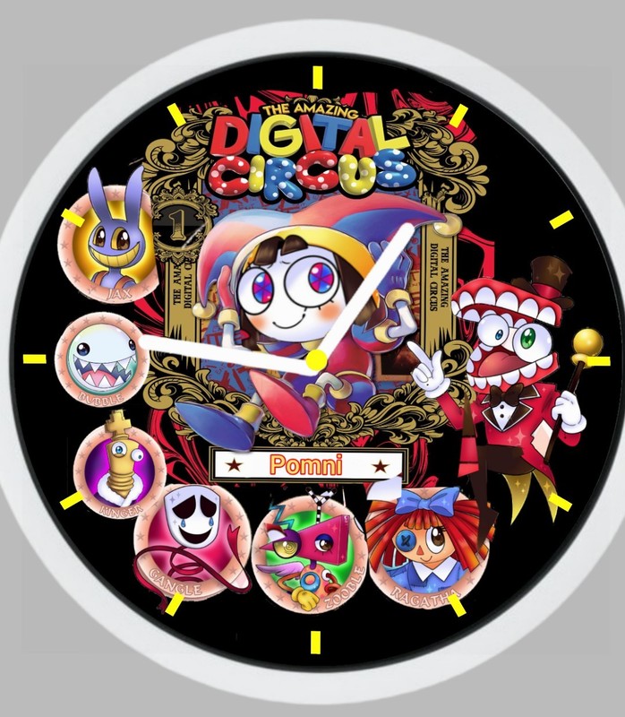 The Amazing Digital Circus Led Clock