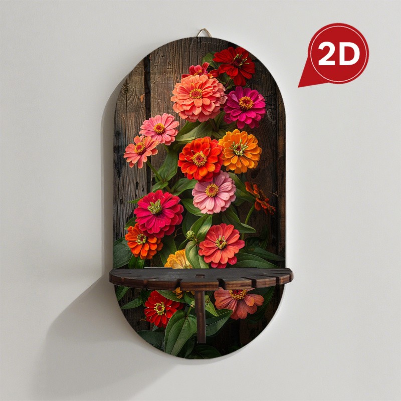 2pcs Contemporary Floating Shelves Wall-Mounted Storage Shelf Home Decoration gallery