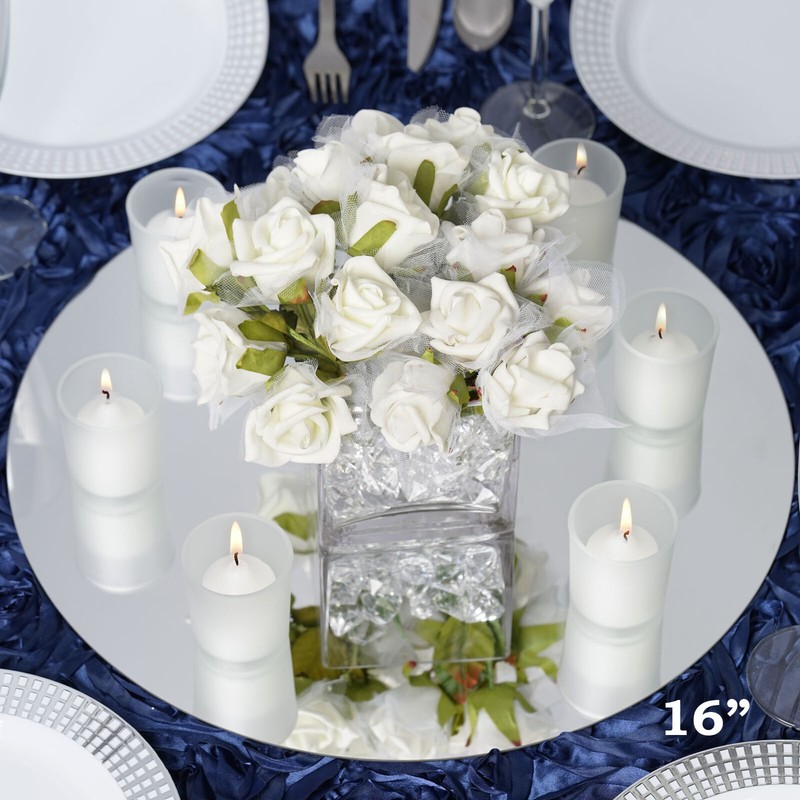 20 pcs 16″ Round MIRRORS Wedding Party Reception Wholesale CENTERPIECES Supplies