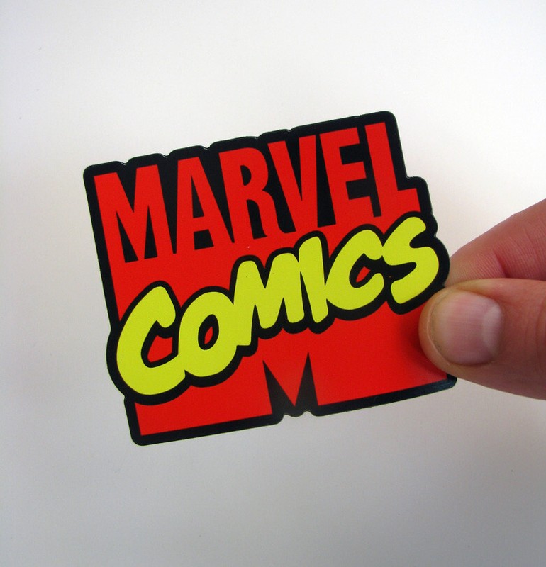 Marvel Logo Fridge Flex Magnet Retro Comics 1980s Magnet for Car, Truck, Fridge gallery