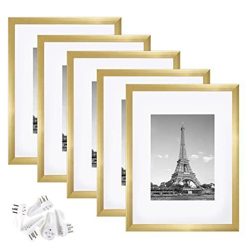 upsimples 9×12 Picture Frame Set of 5,Display Pictures 6×8 with Mat or 9×12