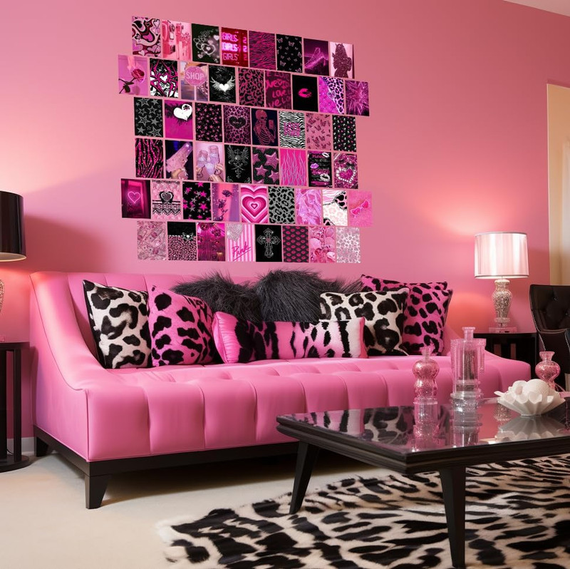 Mcbling Room Decor Aesthetic Wall Collage Kit, Trashy Y2K Posters for Girls Bedr gallery
