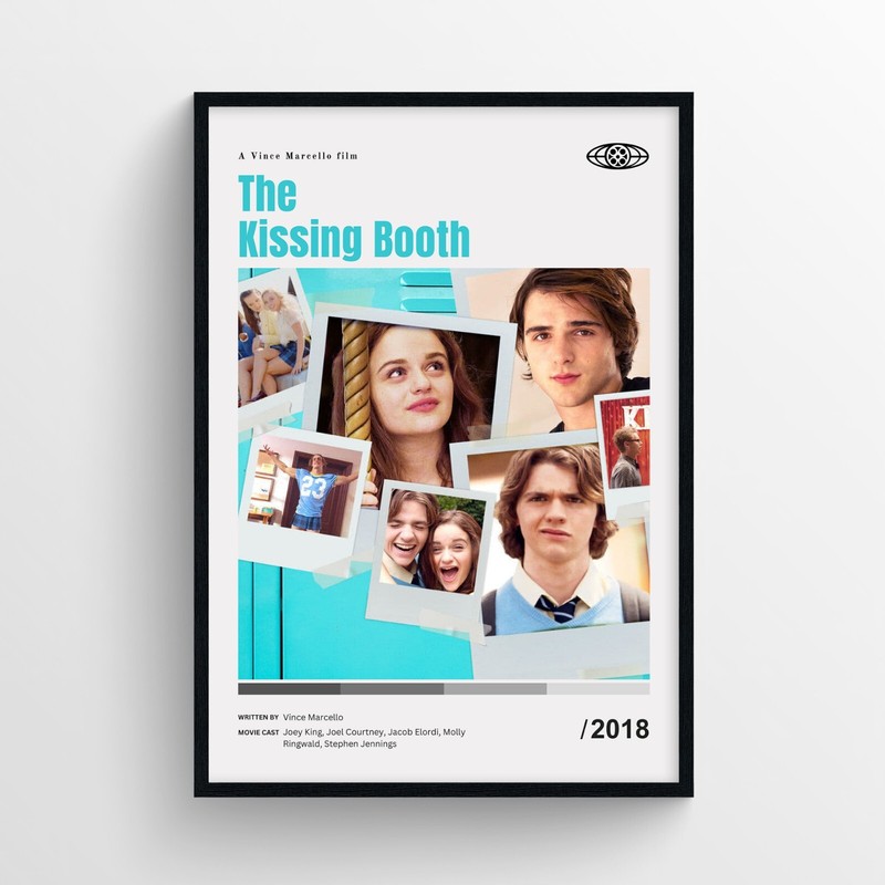 The Kissing Booth Movie Poster Print, Wall Art – Unframed