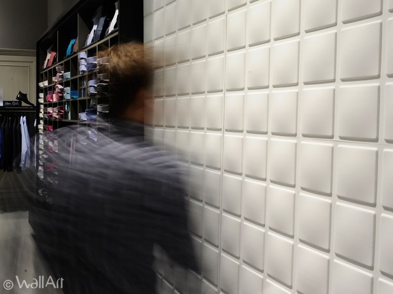 3D Wall Panels "Cubes" - Box of 12 ( 32.29 sqft )- FREE SHIPPING buy 2 Boxes gallery