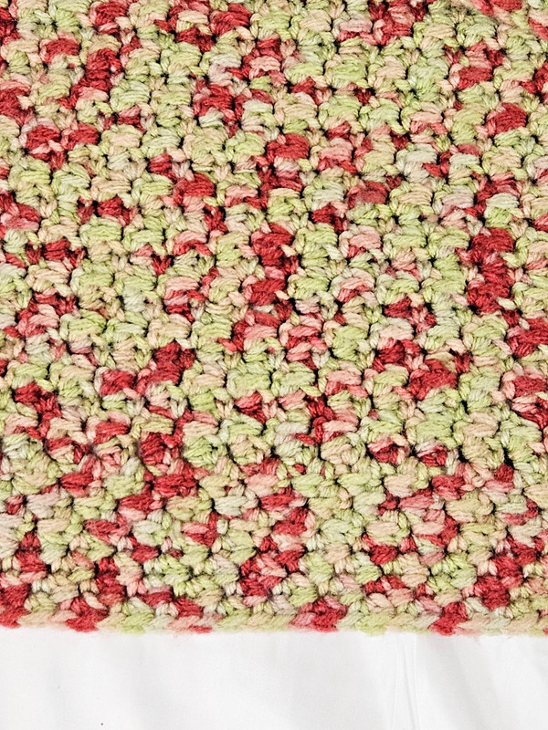 Handmade Crochet Afghan / Throw Blanket 42x58 "Dusty Rose" Palette 2lb14oz gallery