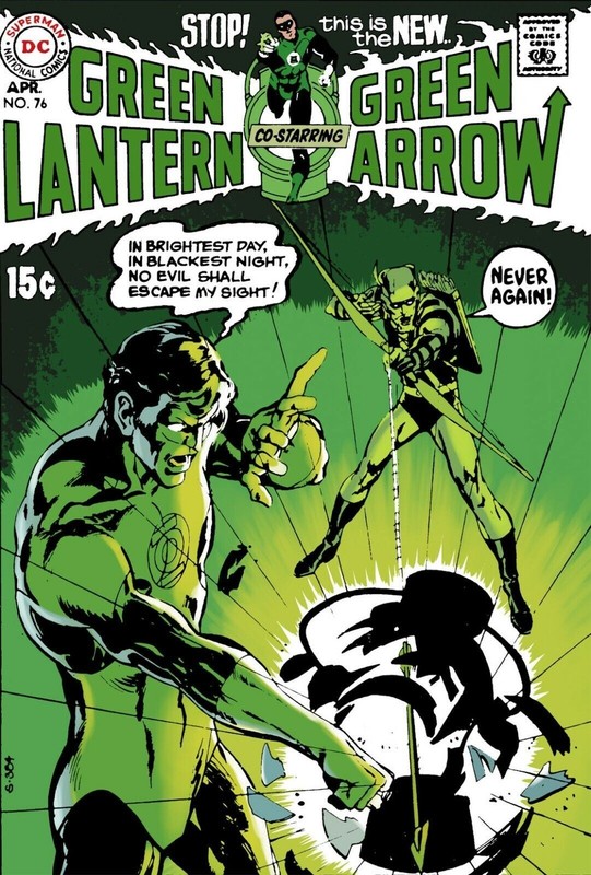 GREEN LANTERN-GREEN ARROW #76 COMIC BOOK COVER Poster print 11″x17″