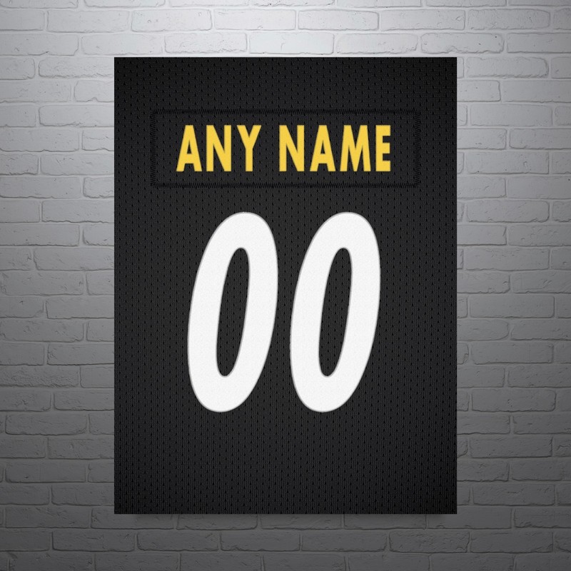 Pittsburgh Steelers Football Jersey Print – Personalized Any NAME & NUMBER