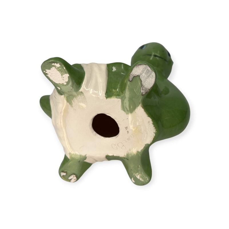 VINTAGE Baby Turtle Ceramic Conversation Piece Nursery Whimsical Decor Figurine gallery