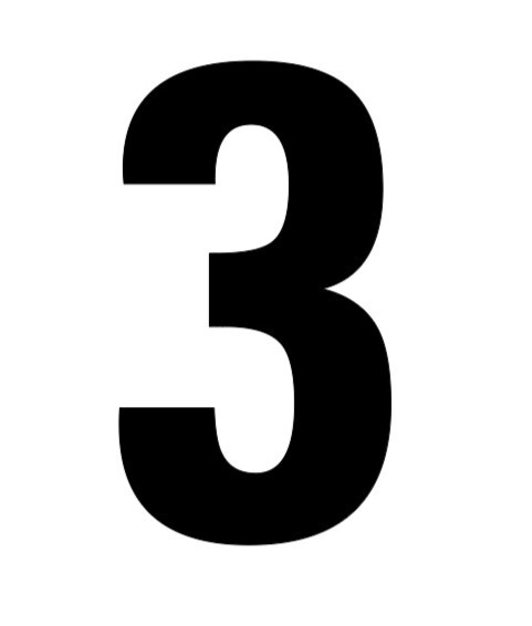 Choice BIG 5" Street Address Mailbox House Home Number Sticker Decals gallery