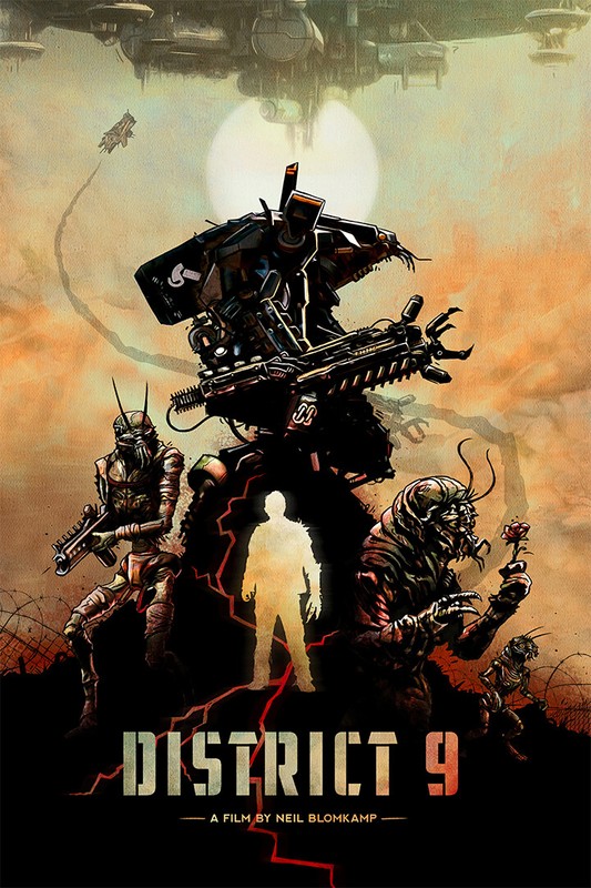 District 9 Vintage Classic Action Movie Wall Art Home Decor – POSTER 20×30