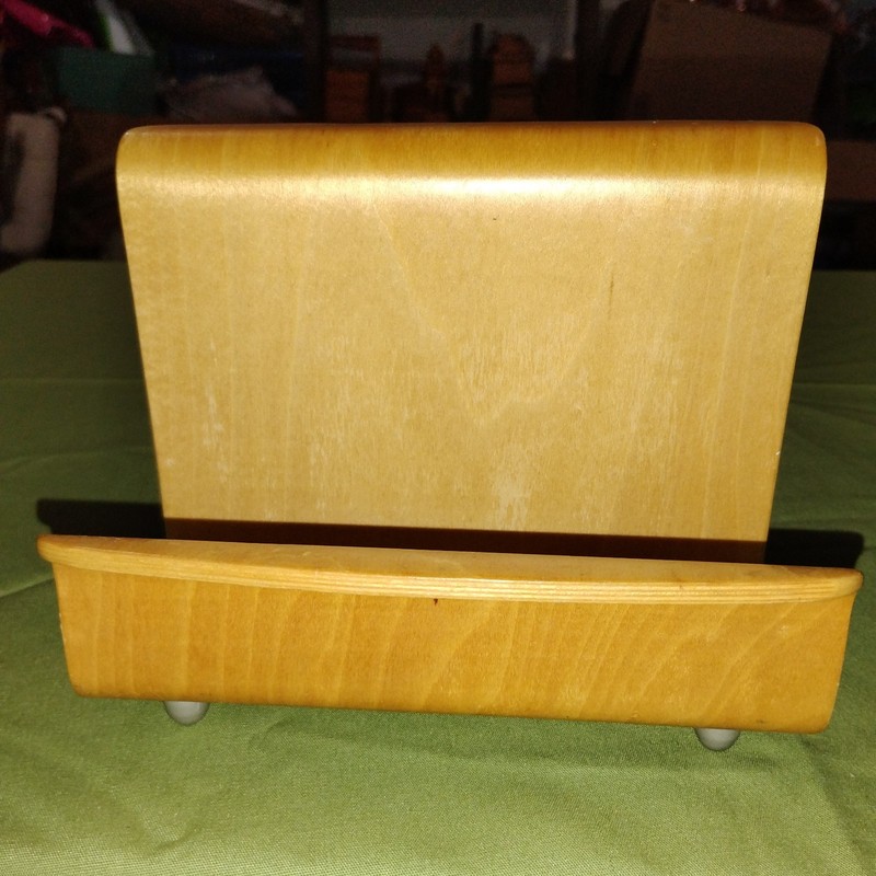 MICHAEL GRAVES DESIGN BENTWOOD DESK LETTER HOLDER MAIL ORGANIZER MODERN MCM gallery
